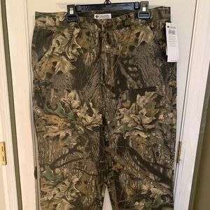 Columbia mossy oak  camo cargo pants 38/32 new